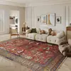 Alfombra de Estilo Europeo de Lujo Ligero Xinjiang Uigur Mongol Nepalí Marroquí para Sala de Estar y Dormitorio, Alfombra Grande de Estilo Étnico