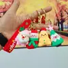 Llaveros Creativos Serie Navideña, Regalos para Eventos Festivos, Accesorios de Muñeca Caja Sorpresa, Regalos de Papá Noel, Pequeños Regalos