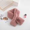 Bufanda de peluche de conejo para hombre y mujer, bufanda gruesa para invierno, bufanda versátil, orejeras, protección para los oídos, bufanda cálida para montar al aire libre, venta al por mayor en stock
