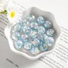 Cuentas de Concha, Cuentas Redondas de Cristal, Cadena para Teléfono DIY, Accesorios de Joyería de Resina, Cuentas de 12 mm, Estilos Mixtos, Venta al por Mayor