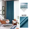Cortinas Semioscuras de Lino Doble Cara, Cortinas de Lino Algodón Poliéster, Cortinas Modernas Sencillas para Bloquear el Sol para Dormitorio, Sala de Estar, Balcón, Ventana Saliente