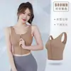Esportes Underwear Mulheres Anti-Choque e Anti-Flacidez Zíper Frontal Running Yoga Suit Verão de alta resistência Sutiã Beauty Vest Fitness Suit