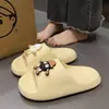 Pantuflas EVA de Perrito Caliente Lindas Transfronterizas para Mujer Verano Exterior Antideslizantes Pantuflas de Pareja Casuales Combinables