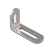 Soporte de Ángulo Recto en L de Acero Inoxidable para Estantería de Pared, Estante de Libros, Estante de Almacenamiento