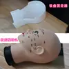 Modelo de prática de técnica de beleza com modelo de ombro modelo de cabeça ponto de acupuntura facial manequim de maquiagem cabeça de manequim modelo de ombro cabeça