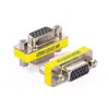 Adaptador VGA Fêmea para Fêmea Extensão de Cabo VGA Emenda Reta Cabeça Dupla Fêmea 15 Furos para 15 Furos Macho e Fêmea