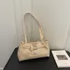 Bolsa de Ombro Única Versátil Estilo Coreano Tendência Outono 2026 Nova Moda Fivela Simples Design Retrô