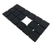 Almohadilla de pie de malla negra EVA, almohadilla de pie de malla EVA antideslizante que absorbe impactos, en stock, adhesiva, silenciosa, redonda, antideslizante