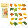 Poesía de Azúcar Planta Hoja Serie Naturaleza "Una Hoja Conoce el Otoño" Paquete de Pegatinas Material para Diario INS 40 Piezas 6 Diseños