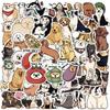50 Desenhos animados bonito pintado à mão cão mão ledger ipad laptop skate copo decoração adesivos