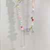 ¡Esconder! Collar de estrella de cinco puntas color caramelo dopamina de verano dulce cool chica hot accesorios nicho cadena clavícula INS femenino