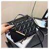Bolso Pequeño de Moda para Mujer con Bordado Lingge Bolso Bandolera de Hombro para Mujer 2024 Bolso Cuadrado Pequeño Casual Portátil para Viajero