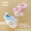 Cachorro de Orelha Grande Sanrio Slippers de Algodão Merlot para Crianças Outono e Inverno Quente Fofo Desenho Animado Casa Antiderrapante Estilo Pai e Filho
