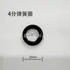 Negro Electrodepositado 4mm 5mm 6mm Resorte de Bobina de Una Pulgada Aleación de Zinc Engrosada Hebilla para Perro Accesorios de Ropa Equipaje Ferretería Correa