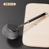 Nuevo cepillo de acero inoxidable para ollas, cepillo especial para cocina, cepillo de bola de alambre de acero, cepillo de limpieza para lavar platos con mango largo, cepillo para ollas, artefacto