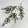 Efecto de tinte en flor de plástico no regresa, no cambia color verde de boda planta verde fresca pequeña material de hoja hierba creciente niebla