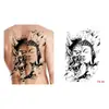 Tatuaje Temporal de Hierbas para Mitad de Espalda Pegatina Dragón Geisha Chhao Yun Pegatina de Tatuaje para Espalda Pegatina de Tatuaje Semi-Permanente de Jugo para Espalda
