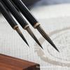 Suministro de pinceles de escritura con patrón de banda de hoja de línea de gancho de barba de ratón grandes, medianos y pequeños, pincel de escritura de caligrafía de escritura regular pequeña de pintura china, bolígrafo de borde de dibujo de pluma fina