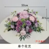 Mesa de jantar flor banquete armário de ar condicionado topo de flor mesa de chá de conferência arranjo de flores mesa redonda de hotel prato giratório de flores decoração central