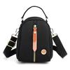 Bolso Cruzado Pequeño para Mujer Verano Mini Bolso de Mano Mujer Tela Oxford Color Sólido Bolso de Tela Pequeño Multicapa Concha Mano Bolso para Teléfono Móvil