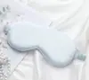 Mascarilla de Seda de Doble Cara para Dormir, Aviación, Transpirable, Bloqueadora de Luz, Compresa Caliente de Seda de Morera, Compresa Fría, Mascarilla de Seda de Hielo al por Mayor