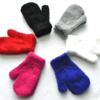 Guantes de invierno para niños de 1 a 4 años, cálidos y de imitación de lana de visón, con acolchado de felpa y terciopelo, bonitos guantes para niños.