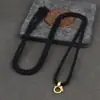 Cuerda Tejida a Mano, Cordón para Colgante Hecho a Mano, Cordón para Collar, Cordón para Colgante Sin Nudo, Cordón para Colgante Trenzado a Mano, Cordón Grueso