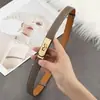 Cinturón Kelly Familia H para Mujer de Piel Genuina Versátil de Gama Alta para Combinar Vestido Decoración de Cintura Cinturón para Pantalones de Traje Kelly