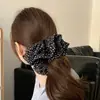 Super Hada Plegado Francés Malla Puntos Grandes Anillo Intestinal Doble Capa Tela Anillo para el Cabello Estilo Ballet Cola de Caballo Accesorios para el Cabello Cuerda para el Cabello
