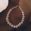 Collar de Cristal Mágico Estilo Coreano Ins Estilo Cool para Mujer Diseño Simple Cadena Clavicular Ligero Lujo Nicho Cadena de Collar Corta