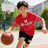 Traje Esportivo Traje de Secagem Rápida 2026 Novo Verão Infantil Traje de Treinamento de Badminton Shorts Esportivos Roupa de Verão