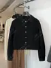 DestacadoYuran 26 Nuevo Otoño Temprano Chaqueta de Solapa Pequeña Estilo Chanel de Botonadura Única Hombro Recto Silueta Holgada