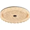Lámpara de Techo para Sala de Estar Estilo Retro Francés 6 Luces Nuevas Italianas Lujo Alto Acabado de Alta Gama Protección Ocular Estudio Dormitorio Principal Lámpara de Techo Aluminio Hierro