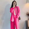 Traje delgado color púrpura taro para mujer, traje de ocio para oficinista, 2024, multicolor opcional, pantalones de traje transfronterizos