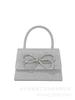 Bolso de Noche Nuevo Estilo Transfronterizo para Mujer, Mini Bolso de Mano de Lentejuelas a la Moda, Diseño de Nicho, Bolso Cruzado con Lazo de Pedrería