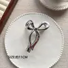 Metal Imitado Estilo Frio Prata Clipe Cabeça Grande Volume de Cabelo Multi-disco Clipe Tubarão Acessórios Avançados para Cabelo Presilha de Cabelo