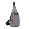 Nova Bolsa de Peito para Homens, Bolsa Transversal Multifuncional, Bolsa de Ombro para Esportes ao Ar Livre, Viagens e Comércio Exterior, Bolsa de Grande Capacidade para Homens