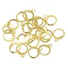 Ganchos de Oreja Redondos Multicolores Franceses y Hebillas para Pendientes Accesorios de Joyería DIY Pendientes Aros Abiertos para Cola de Joyería Venta al por Mayor Europea