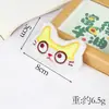 Muñeca Colgante Gatito Amarillo de Orejas Lindas Peluche Accesorios Colgantes DIY para Pasador Bolsa Sombrero Zapato Calcetín Peluche Muñeca Venta al por Mayor