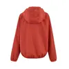 Chaqueta con capucha roja de estilo coreano, moderna, elegante, protección solar, nueva de verano 2026, top deportivo casual de alta gama para mujer