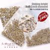 Pedras Strass Pontiagudas Brancas para Nail Art, Pedras Strass Pequenas Transparentes para Preencher Espaços, Pedras Strass Pontiagudas Redondas para Decoração de Unhas