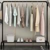 Novo varal de chão móvel de um e dois polos com suporte para secar galhos móveis simples móveis quarto simples sapateira e cabideiro de chapéu comércio exterior