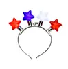 Diadema del Día de la Independencia de América Collar Festivo del Día Nacional Collar Intermitente El Más Vendido en Amazon Tamaño Estrella de Cinco Puntas