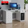 Escritorio de Acero Oficina Escritorio de Computadora Hierro con Cajón con Cerradura Ranura para Hostorio Escritorio de Escritura Doctor Escritorio Financiero