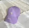 Gorra de Béisbol de Alta Calidad de Marca Europea y Americana de Moda con Bordado de Letras para Hombres y Mujeres, Estilo Pareja, Circunferencia de Cabeza Grande, Ala Ancha, Efecto Adelgazante del Rostro