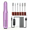 Removedor de Esmalte de Uñas Carcasa de Plástico 102 Máquina de Lijado Pulido de Uñas Lijado Eliminación de Uñas Pluma Pequeña Cabezal de Lijado Máquina Eléctrica Portátil Tipo Pluma