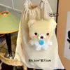 Celebridade da Internet Urso Fofo de Pelúcia Pingente de Desenho Animado, Rilakkuma Fofo, Coelho Adorável, Decoração de Boneca para Bolsa de Menina