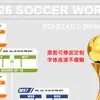 2026 Torneo de Fútbol USA Canadá México Pintura Decorativa Póster Temático Barra para Aficionados Restaurante Decoración de Pared Colgante de Pared Pegatina Trasera