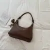 Bolsa Casual Lisa Tipo Bolinho para Mulheres, Nova Bolsa Tote Vintage Outono 2026, Bolsa Transversal de Grande Capacidade para o Dia a Dia