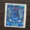 Núcleo de Thangka con Ocho Deidades Guardianas Pintadas a Mano de Nepal Xizang